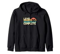 Level 10 Complete, Ten Year 10th Wedding Anniversary Couple Zip Hoodie