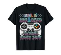 Level 10 Unlocked 10th Birthday Tee for Gamer Boys T-Shirt