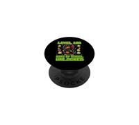 Level 100 Days School Unlocked Dachshund Gamer Kid PopSockets Adhesive PopGrip