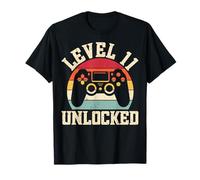 Level 11 Unlocked 11th Birthday Video Gamer Gaming Kids T-Shirt