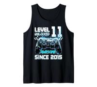 Level 11 Unlocked Awesome 2015 Video Game 11th Birthday Tank Top