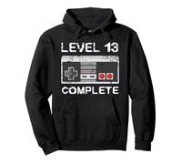 Level 13 Complete 13th Wedding Anniversary For Him Husband Pullover Hoodie