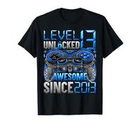 Level 13 Unlocked 13 Year Old Gifts Boys 13th Birthday Boy T-Shirt