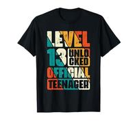 Level 13 Unlocked Official Teenager Funny Birthday Gaming T-Shirt