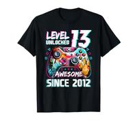 Level 13 Unlocked Video Game 13th Birthday Video Gamer Boys T-Shirt
