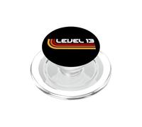 Level 13 | Vintage Gamers 13th Oldschool Aesthetic Birthday PopSockets PopGrip for MagSafe