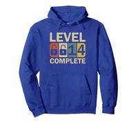 Level 14 Complete For Couples Funny 14th Wedding Anniversary Pullover Hoodie, Adult Unisex, Royal Blue, X-Large