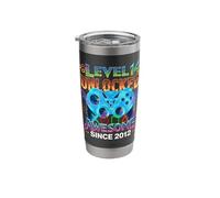 Level 14 Unlocked Awesome Since 2012 14th Birthday Gaming Stainless Steel Insulated Tumbler