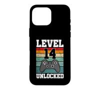Level 14 Unlocked Funny 14 Year Old Gamer 14th Birthday Case for iPhone 16 Pro Max
