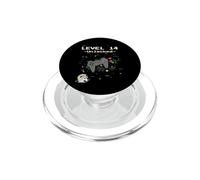 Level 14 Unlocked Gamer Unicorn Birthday Gaming Fourteen PopSockets PopGrip for MagSafe