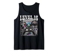 Level 16 Unlocked 16th Birthday Video Gamer Boy 16 Year Old Tank Top