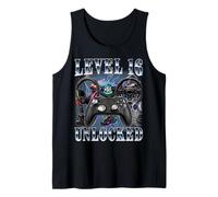 Level 16 Unlocked 16th Birthday Video Gamer Boy 16 Year Old Tank Top