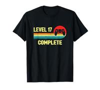 Level 17 Complete 17th Wedding Anniversary For Him Her Funny T-Shirt