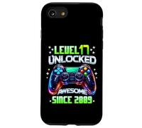 Level 17 Unlocked Awesome Since 2009 17th Birthday Gaming Case for iPhone SE (2020) / 7/8