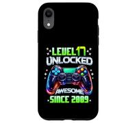 Level 17 Unlocked Awesome Since 2009 17th Birthday Gaming Case for iPhone XR