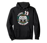 Level 19 Unlocked Awesome Since 2006, Gamer 19th Birthday Pullover Hoodie