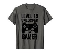 Level 19 Unlocked Gamer - Funny Gaming 19th Birthday T-Shirt