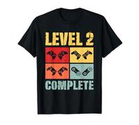 Level 2 Complete 2 Anniversary 2nd Wedding Anniversary Funny T-Shirt