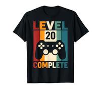 Level 20 Complete 20th Birthday Video Gamer T-Shirt