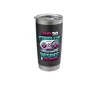 Level 20 Complete Respec Talents Gaming 20th Gamer Birthday Stainless Steel Insulated Tumbler