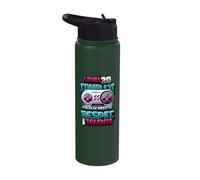 Level 20 Complete Respec Talents Gaming 20th Gamer Birthday Stainless Steel Insulated Water Bottle