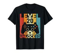 Level 20 Unlocked Gaming Controller 20th Birthday Men Women T-Shirt