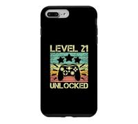 Level 21 Unlocked 21st Birthday Twenty One Years Old Case for iPhone 7 Plus/8 Plus