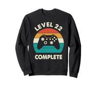 Level 22 Complete 22nd Wedding Anniversary For Him Her Funny Sweatshirt