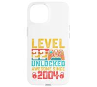 Level 22 Unlocked 22nd birthday awesome since 2004 vintage Case for iPhone 15