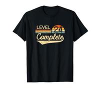 Level 24 Complete Vintage 24th Wedding Anniversary T-Shirt