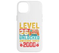 Level 26 Unlocked 26th birthday awesome since 2000 vintage Case for iPhone 14 Plus