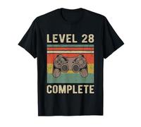 Level 28 Complete Funny 28th Wedding Anniversary for Couples T-Shirt