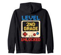Level 2nd Grade Unlocked Gaming Fun Zip Hoodie