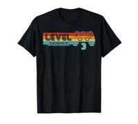 Level 3 Achieved 3rd Wedding Anniversary Gamer Retro T-Shirt