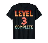 Level 3 Complete Shirt Retro Gamer 3rd Birthday Anniversary T-Shirt