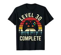 level 30 complete 30th video gamer birthday 30 years old art T-Shirt