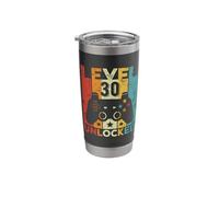 Level 30 Unlocked Gaming Controller 30th Birthday Men Women Stainless Steel Insulated Tumbler