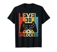 Level 30 Unlocked Gaming Controller 30th Birthday Men Women T-Shirt