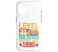 Level 31 Unlocked 31st birthday awesome since 1995 vintage Case for iPhone 16