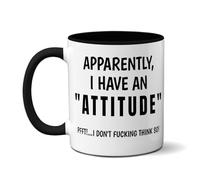 Level 33 Apparently I Have an Attitude - Mug Black