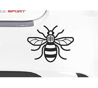 Level 33 Manchester Bee - Vinyl Decal - #WeStandTogether - Car Windows, Bodywork, Laptops, Walls (Black)