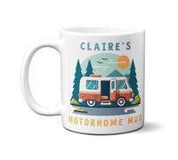 Level 33 Personalised Motorhome Mug - Custom Any Name 11oz White Ceramic Cup - Campervan/RV/Caravan Coffee Mug - Dishwasher & Microwave Safe - Gift Boxed in Smash-Proof Packaging