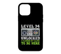 Level 34 Unlocked I Paused My Game To Be Here Retro Gamer Case for iPhone 12 mini