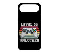 Level 35 Unlocked Funny 35th Birthday Gamer Vintage Retro Case for iPhone Air