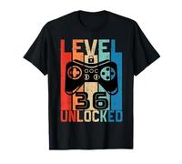 Level 36 Unlocked Video Game Awesome Since 1985 36th T-Shirt