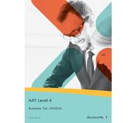 Level 4 - Business Tax (FA24) - Study Book