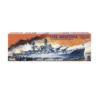 Level 4 Model Kit USS Arizona Pacific Fleet Battleship Memorial to The Tragedy of Pearl Harbor 1/426 Scale Model by Revell