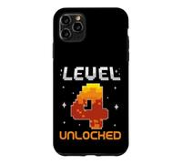 Level 4 Unlocked 4th Birthday Four Years Old Gamer Gaming Case for iPhone 11 Pro Max