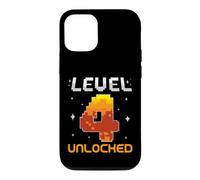 Level 4 Unlocked 4th Birthday Four Years Old Gamer Gaming Case for iPhone 12/12 Pro