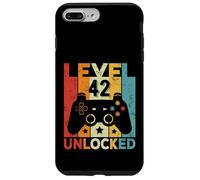 Level 42 Unlocked Gaming Controller 42nd Birthday Men Women Case for iPhone 7 Plus/8 Plus